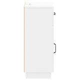 Bathroom Storage Cabinet HOORN White 30 x 31 x 77 cm