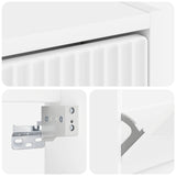Wall-Mounted Shoe Cabinet HOORN 71 x 17 x 43 cm Engineered Wood - Rear View