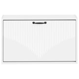 Wall-Mounted Shoe Cabinet HOORN 71 x 17 x 43 cm Engineered Wood - Side View