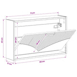 Wall-Mounted Shoe Cabinet HOORN 71 x 17 x 43 cm Engineered Wood