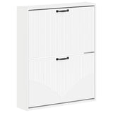 Wall-Mounted Shoe Cabinet HOORN 71 x 17 x 86 cm Engineered Wood