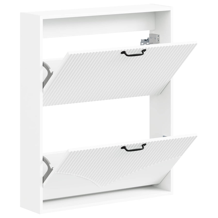 Wall-Mounted Shoe Cabinet HOORN 71 x 17 x 86 cm Engineered Wood