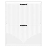Wall-Mounted Shoe Cabinet HOORN 71 x 17 x 86 cm Engineered Wood - Side View