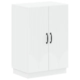 Shoe Cabinet HOORN 59.5 x 39.5 x 87 cm Engineered Wood White - Front View