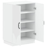 Shoe Cabinet HOORN 59.5 x 39.5 x 87 cm Engineered Wood White