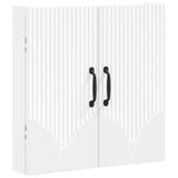 Dartboard Cabinet HOORN White 52.5 x 10.5 x 53.5 cm - Side View