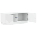 TV Cabinet White Engineered Wood