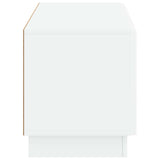 TV Cabinet White Engineered Wood