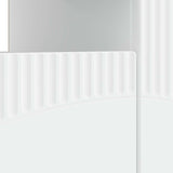LED TV Cabinet White Engineered Wood