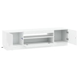 LED TV Cabinet White Engineered Wood