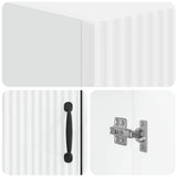 Toilet Cabinet HOORN White 66 x 25.5 x 190 cm Engineered Wood - Rear View