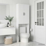 Toilet Cabinet HOORN White 66 x 25.5 x 190 cm Engineered Wood