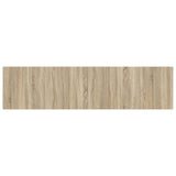 Wall-Mounted Headboard HOORN Sonoma Oak Engineered Wood - Front View