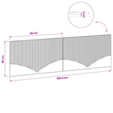 Wall-Mounted Headboard HOORN Sonoma Oak Engineered Wood - Extra Image