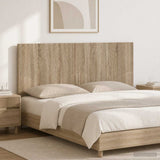 Wall-Mounted Headboard HOORN Sonoma Oak Engineered Wood