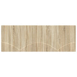 Wall-Mounted Headboard HOORN Sonoma Oak Engineered Wood - Front View