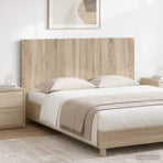 Wall-Mounted Headboard HOORN Sonoma Oak Engineered Wood