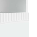LED TV Cabinet White Engineered Wood - Close-Up Angle