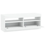 LED TV Cabinet White Engineered Wood