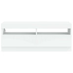 LED TV Cabinet White Engineered Wood