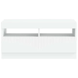 LED TV Cabinet White Engineered Wood