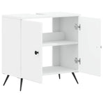 Bathroom Sink Cabinet BREDA White 59.5 x 31.5 x 59 cm