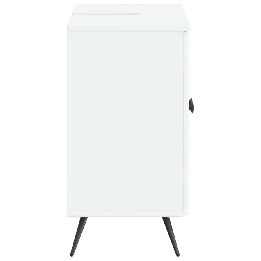 Bathroom Sink Cabinet BREDA White 59.5 x 31.5 x 59 cm