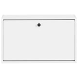 Wall-Mounted Shoe Cabinet BREDA 71 x 17 x 43 cm Engineered Wood - Side View