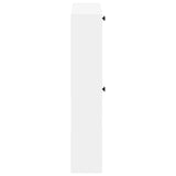Wall-Mounted Shoe Cabinet BREDA 71 x 17 x 86 cm Engineered Wood - Top-Down View