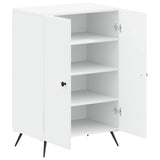 Shoe Cabinet BREDA 59.5 x 39.5 x 90 cm Engineered Wood White
