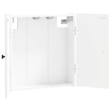 Dartboard Cabinet BREDA White 52.5 x 10.5 x 53.5 cm - Front View