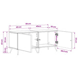 TV Cabinet White Engineered Wood - Extra Image