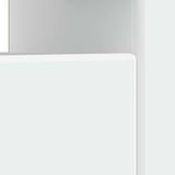 LED TV Cabinet White Engineered Wood