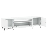 LED TV Cabinet White Engineered Wood