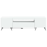 LED TV Cabinet White Engineered Wood