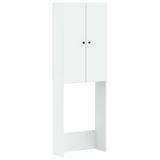 Toilet Cabinet BREDA White 66 x 25.5 x 190 cm Engineered Wood