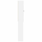 Toilet Cabinet BREDA White 66 x 25.5 x 190 cm Engineered Wood