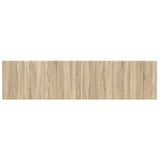 Wall-Mounted Headboard BREDA Sonoma Oak Engineered Wood - Front View