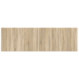 Wall-Mounted Headboard BREDA Sonoma Oak Engineered Wood - Front View