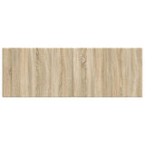 Wall-Mounted Headboard BREDA Sonoma Oak Engineered Wood - Front View