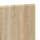Wall-Mounted Headboard BREDA Sonoma Oak Engineered Wood - Rear View