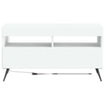 LED TV Cabinet White Engineered Wood