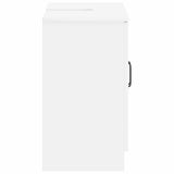 Bathroom Sink Cabinet UTRECHT White 59.5 x 31.5 x 59 cm - Top-Down View