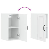 Bathroom Wall Cabinet UTRECHT White 30 x 31 x 59 cm - Close-Up Angle