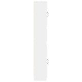 Bathroom Cabinet with Open Shelf UTRECHT White 30 x 31 x 187 cm