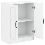 Bathroom Storage Cabinet UTRECHT White 59.5 x 31 x 77 cm - Front View