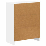 Bathroom Storage Cabinet UTRECHT White 59.5 x 31 x 77 cm - 45-Degree Angle