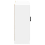 Bathroom Storage Cabinet UTRECHT White 59.5 x 31 x 77 cm - Top-Down View