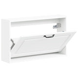 Wall-Mounted Shoe Cabinet UTRECHT 71 x 17 x 43 cm White