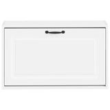 Wall-Mounted Shoe Cabinet UTRECHT 71 x 17 x 43 cm White - Side View